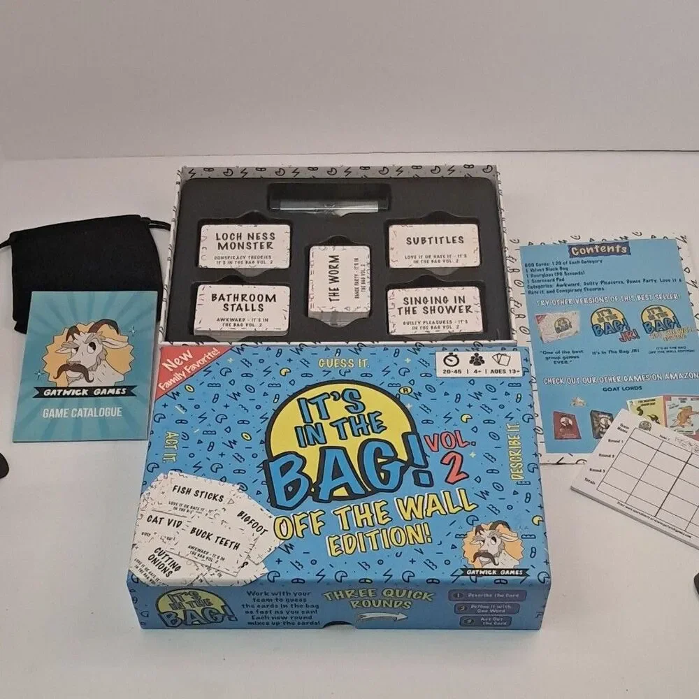 Gatwick Games It's in the Bag! Off the Wall Edition Vol 2 Party Game 13+ 4+